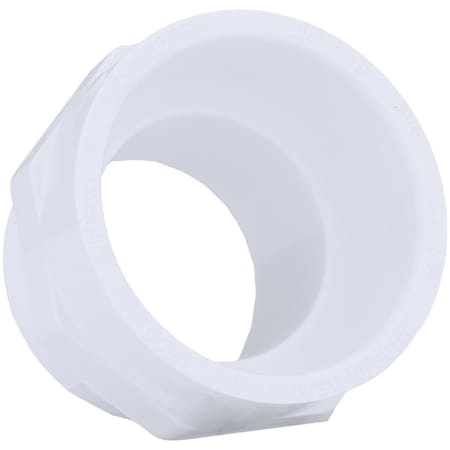 Charlotte Pipe And Foundry 1-1/2 In. Hub x 1-1/2 In. MIP Schedule 40 DWV PVC Adapter PVC 00109  1000HA